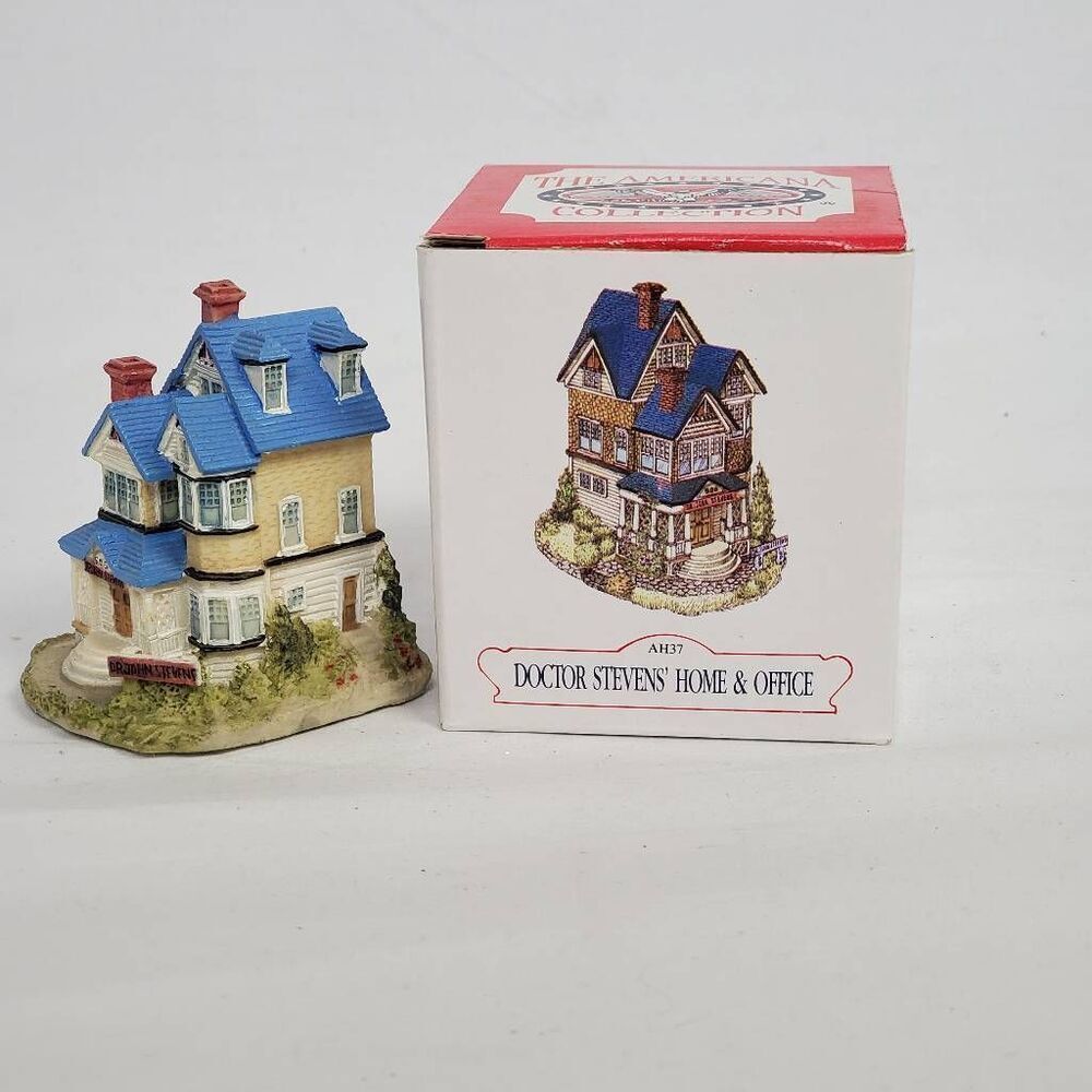 Liberty Falls Doctor Stevens’ Home & Office AH37 Figurine w/ Box